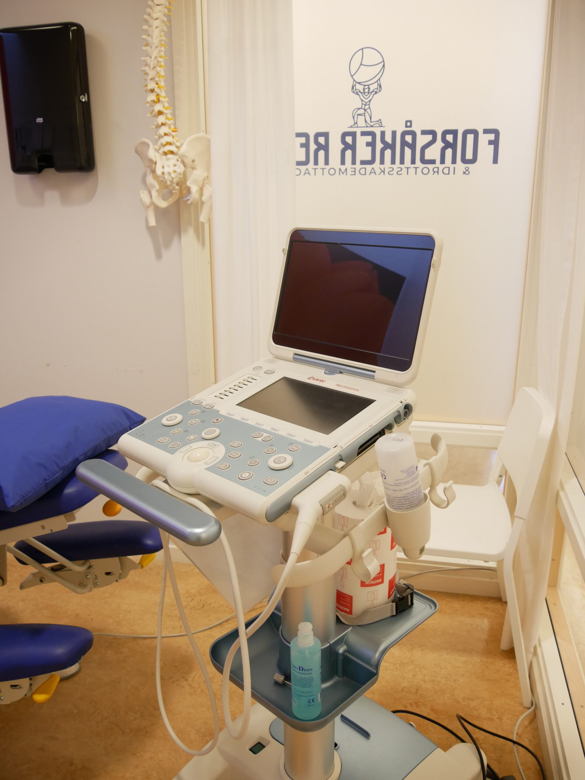 Diagnostiskt ultraljud på Forsåker Rehab i Mölndal
